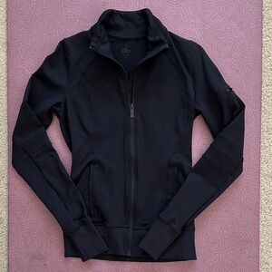 ALO Yoga Black Zip Up Jacket, XS